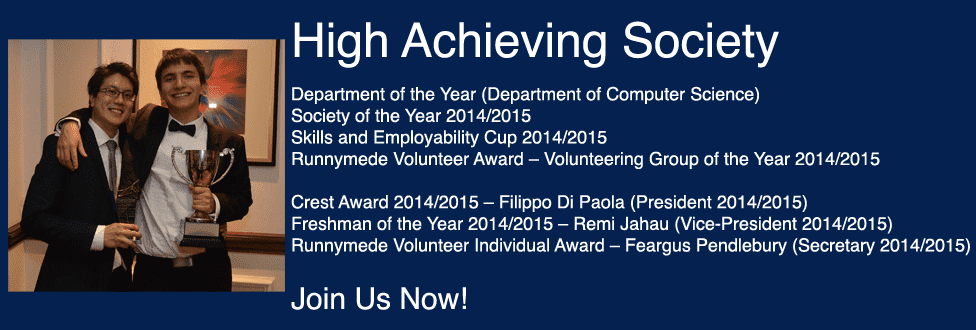 A picture with text, containing all previously mentioned achievements and awards.